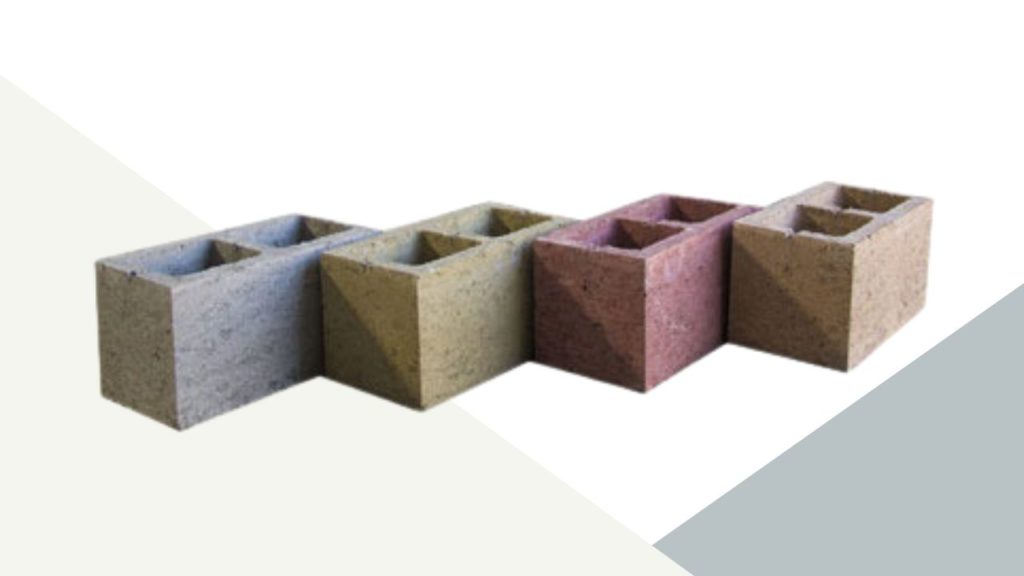 Colored concrete hollow block image