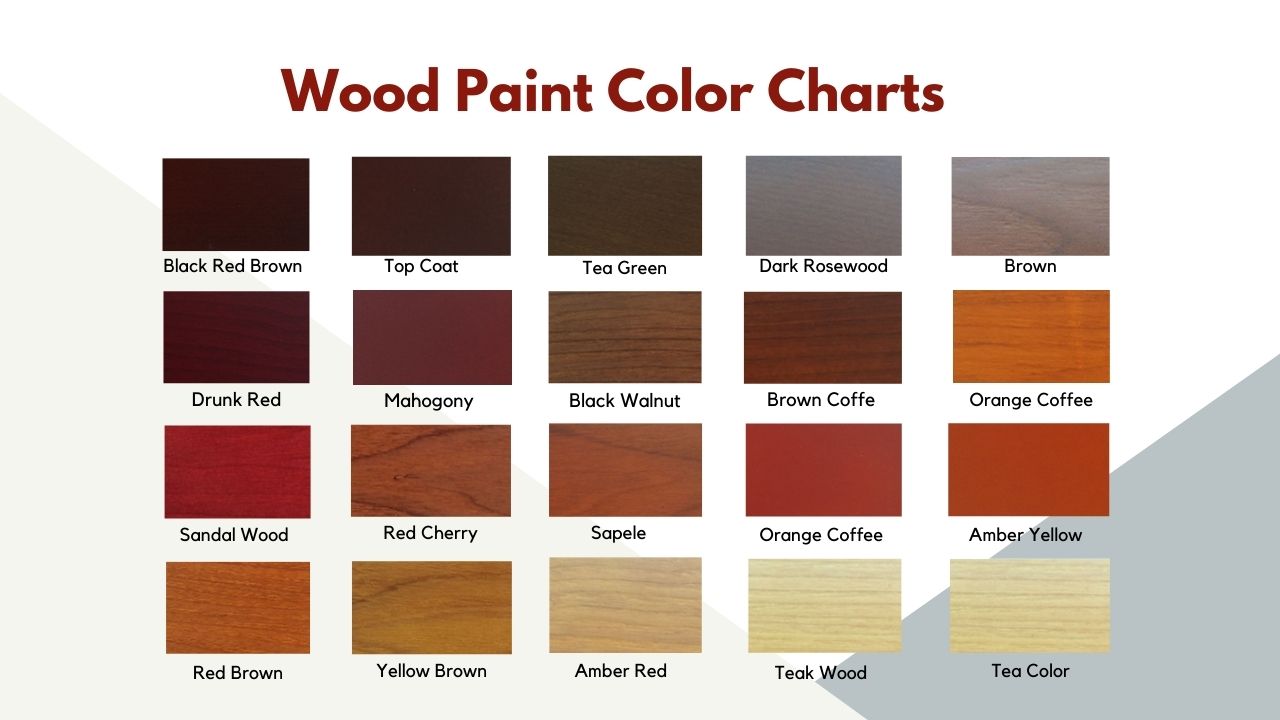 Wood Paint Color Charts image